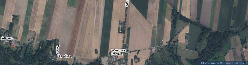 Zdjęcie satelitarne Wierzbica Pańska ul.
